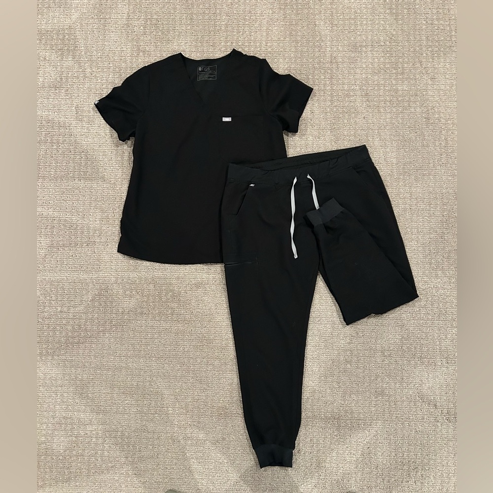 Figs Scrubs - Black